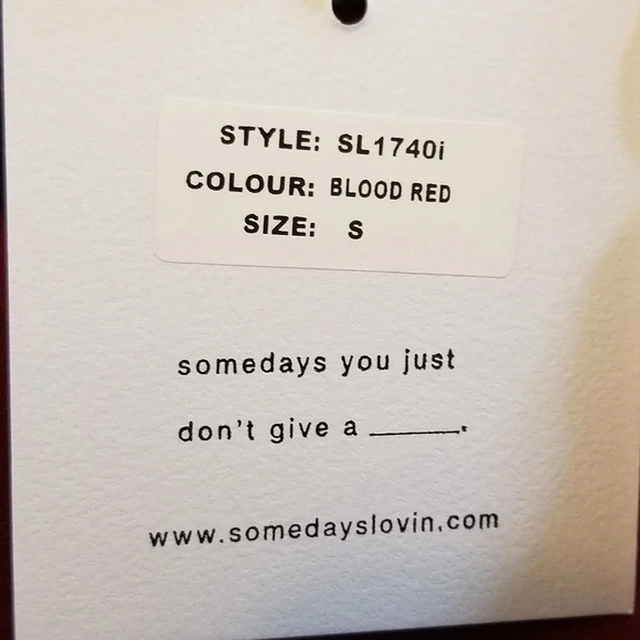 NWT Revolve Some Days Lovin Red Velour Dress S - Picture 6 of 7